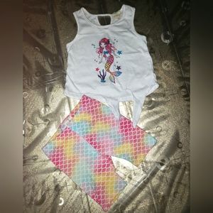 Mermaid 2 piece set, sz 6